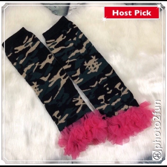 🌟 BUNDLE ONLY NWOT Infant Camo Leg Warmers - Picture 1 of 6